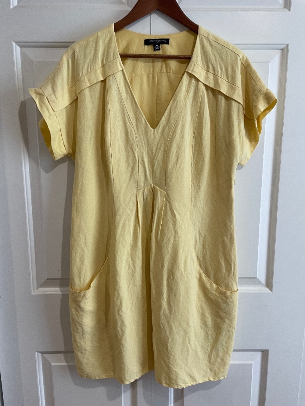 Yellow Linen Dress
